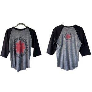 Red Hot Chili Peppers 2017 Tour Band Concert Rock Tee 3/4 Sleeve T Shirt SZ S